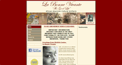 Desktop Screenshot of labonnevivante.com